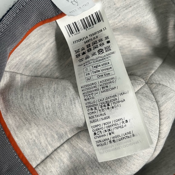 Eleventy Exclusive Logo Embroidered Ribbed Wool-Cashmere Baseball Cap - Picture 5 of 5